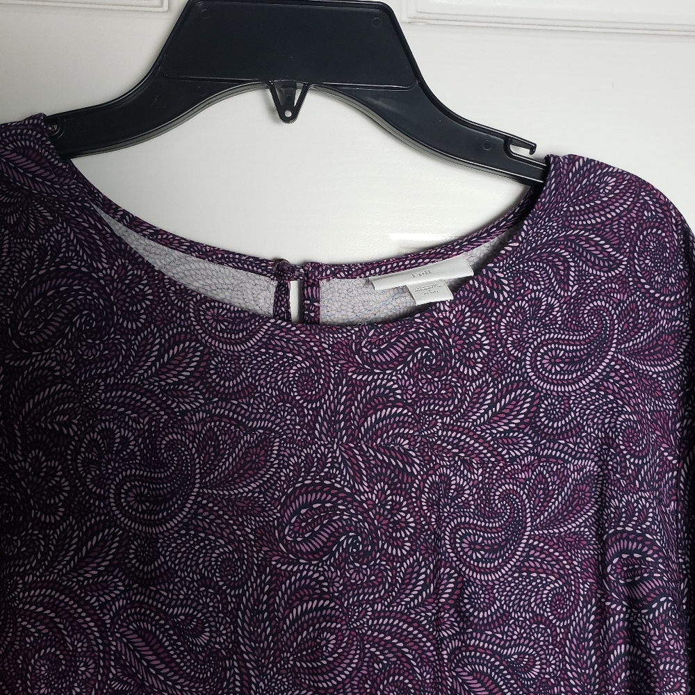 J. Jill Tiered Set-In Sleeve Midi Dress - Picture 3 of 10